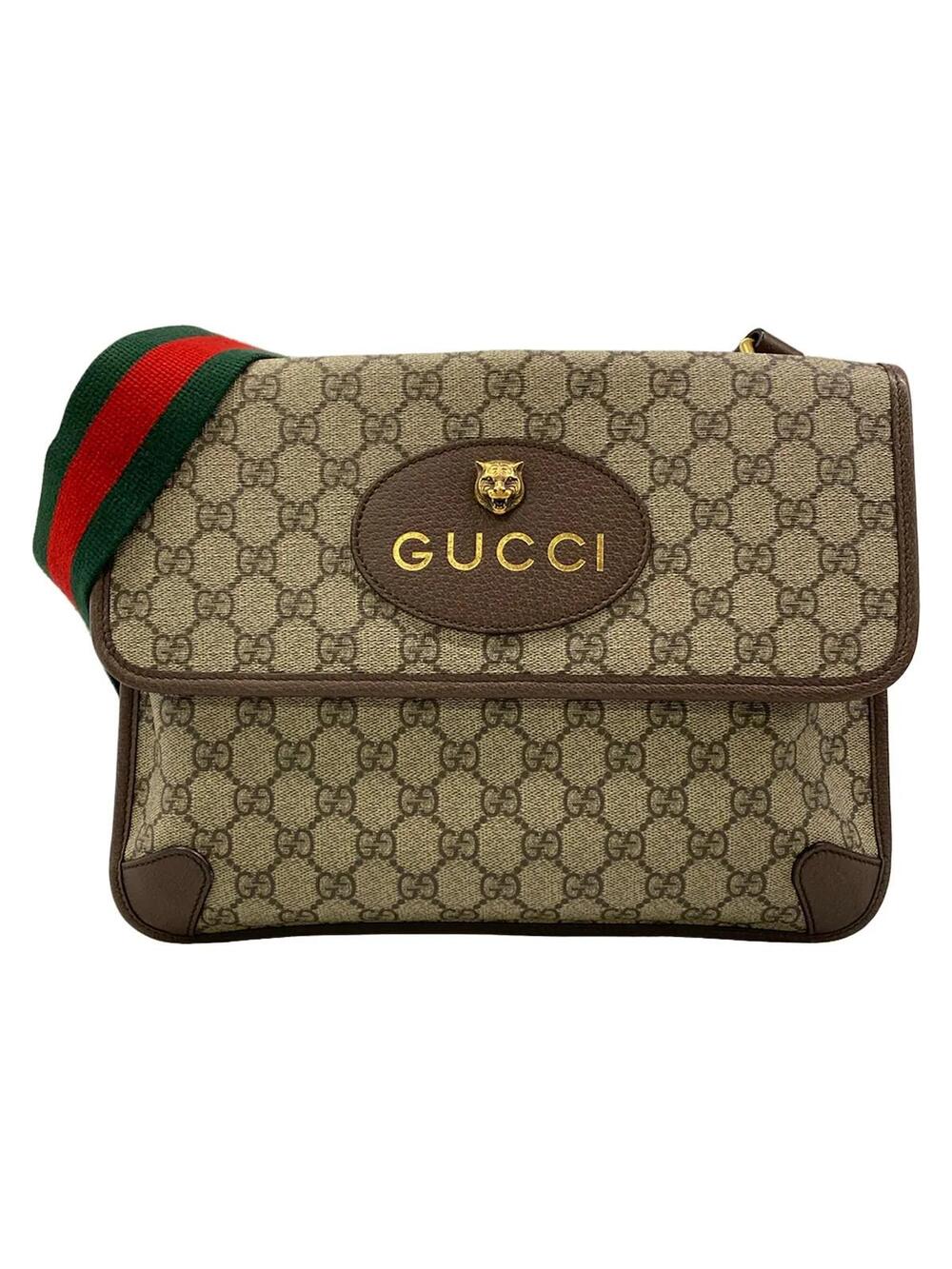 Gucci Gg Supreme Messenger Bag Beige #373472G10B